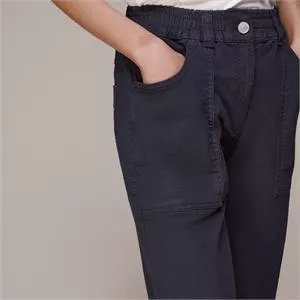 Whistles Tessa Black Casual Trousers